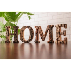 Napis HOME - różne rozmiary