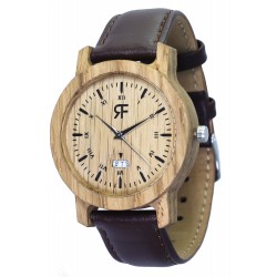  Drewniany zegarek REALFOREST MINI - Dąb